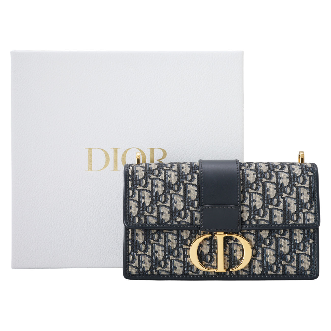 CHRISTIAN DIOR(USED)디올 오블리크 30 몽테인 체인 숄더백